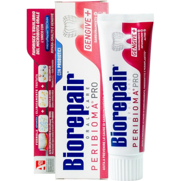 BIOREPAIR Peribioma Pasta do mycia zębów, 75 ml | drogeria-zdrowie.com.pl