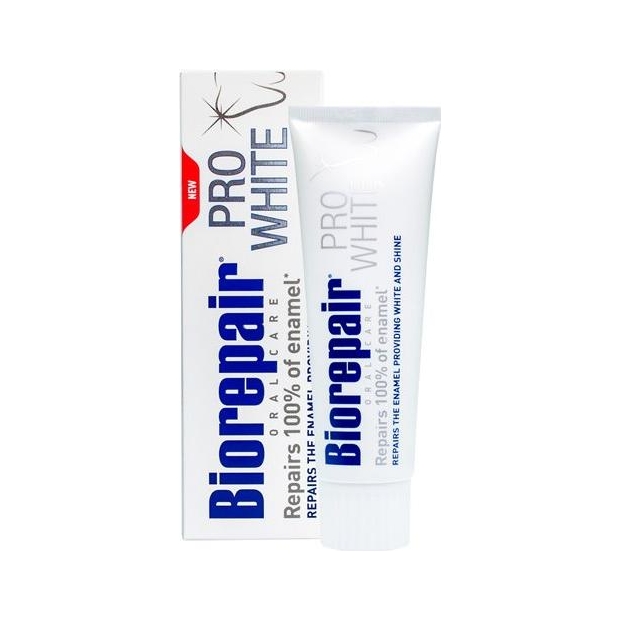 BIOREPAIR Pro White Pasta do mycia zębów, 75 ml | drogeria-zdrowie.com.pl
