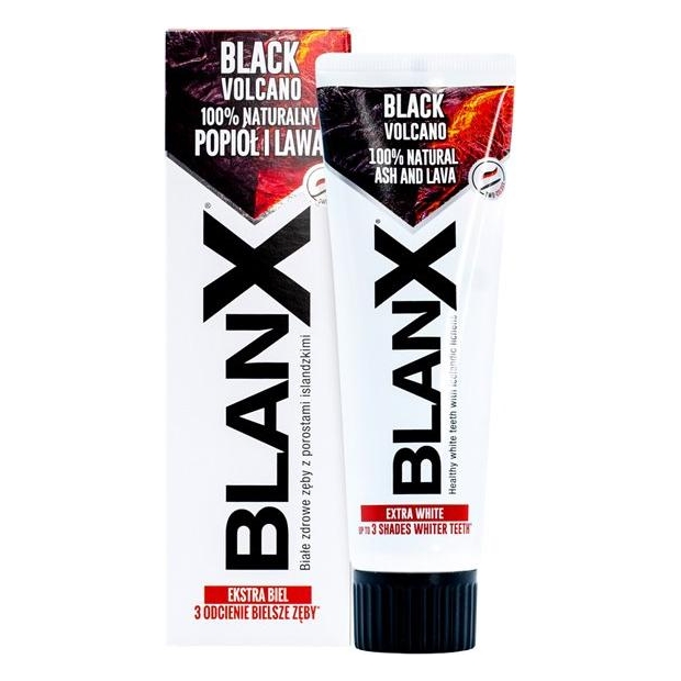BLANX Black Volcano Pasta do zębów, 75 ml | drogeria-zdrowie.com.pl