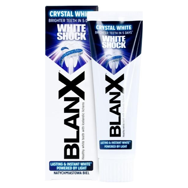 BLANX White Shock Pasta do mycia zębów natychmiastowa biel, 75 ml