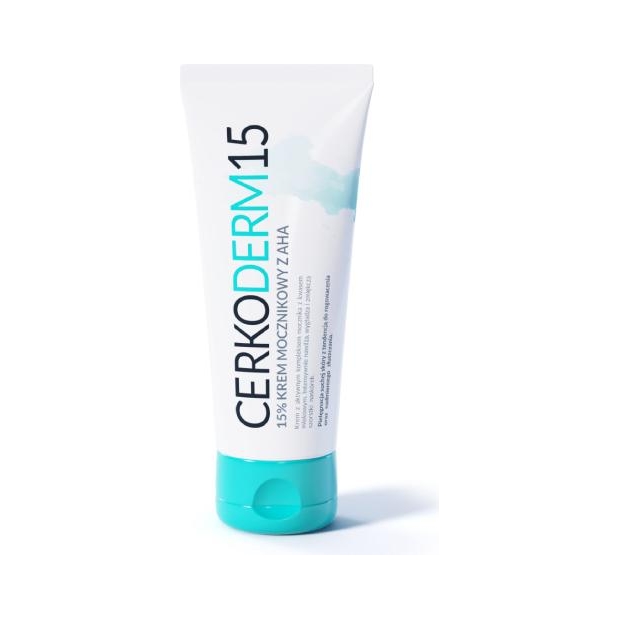 CERKODERM Krem mocznikowy z AHA 15%, 75 ml | drogeria-zdrowie.com.pl