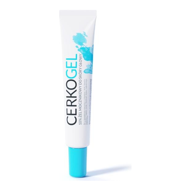 CERKOGEL Żel do skóry głowy mocznikowy 10%, 50 g | drogeria-zdrowie.com.pl
