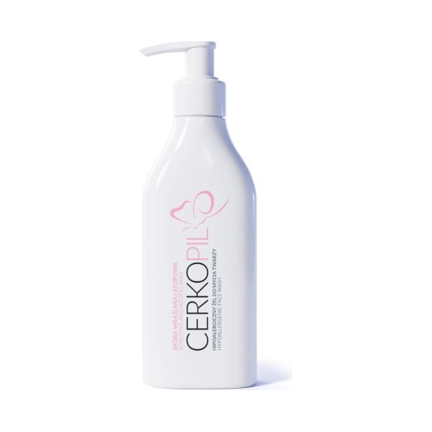 CERKOPIL Żel do pielęgnacji twarzy hipoalergiczny, 200 ml | drogeria-zdrowie.com.pl