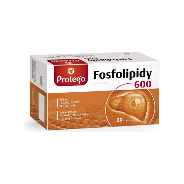 PROTEGO Fosfolipidy 600, 30 kapsułek | drogeria-zdrowie.com.pl