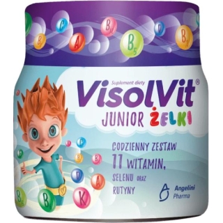 VISOLVIT Junior Żelki, witaminy dla dzieci, 50 sztuk