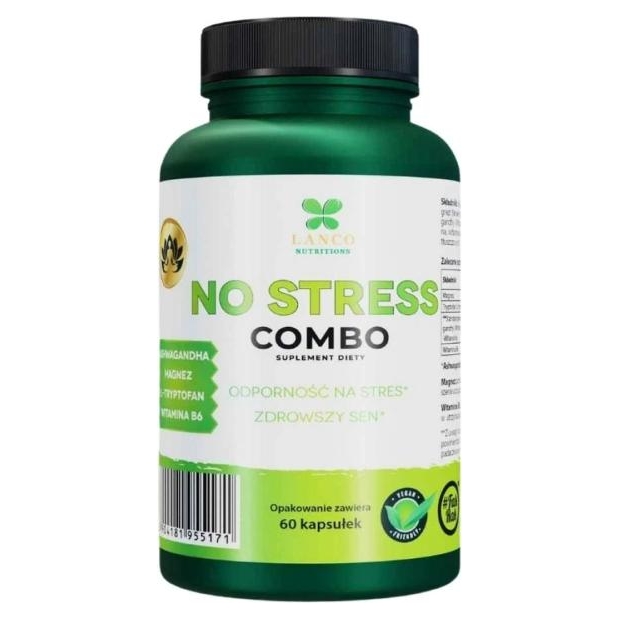 LANCO NUTRITIONS No Stress Combo, 60 kapsułek | drogeria-zdrowie.com.pl