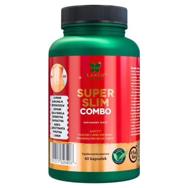 LANCO NUTRITIONS SUPER Slim Combo, 60 kapsułek | drogeria-zdrowie.com.pl