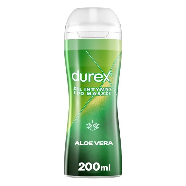 Durex Żel intymny i do masażu aloe vera 200ml | drogeria-zdrowie.com.pl