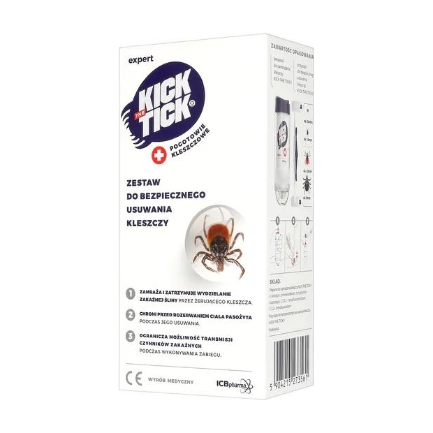 KICK the TICK Przyrząd do usuwania kleszczy | drogeria-zdrowie.com.pl