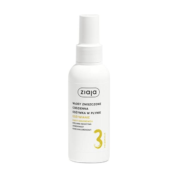 ZIAJA ODŻYWIANIE Kwiat Bananowca Odżywka w płynie, 125ml | drogeria-zdrowie.com.pl