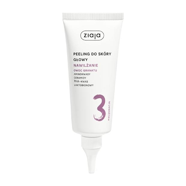 ZIAJA NAWILŻANIE Owoc Granatu Peeling do skóry głowy, 100ml | drogeria-zdrowie.com.pl
