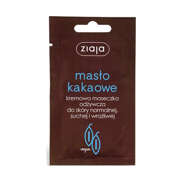ZIAJA Masło Kakaowe maseczka odżywcza, 7ml | drogeria-zdrowie.com.pl