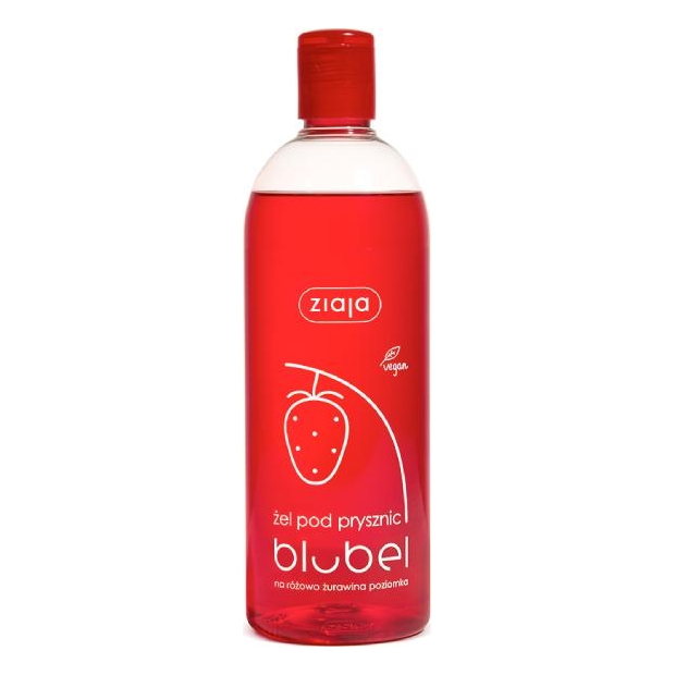 ZIAJA Blubel mydło pod prysznic żurawina poziomka, 500ml | drogeria-zdrowie.com.pl