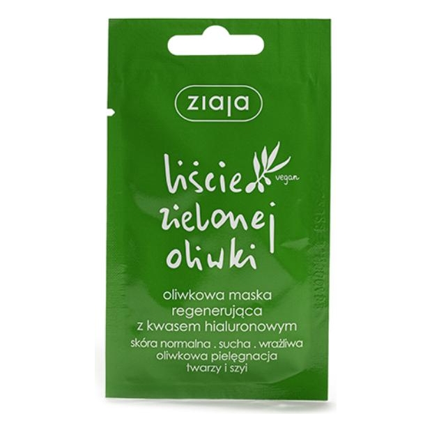 ZIAJA Liście oliwki maseczka regenerująca, 7ml | drogeria-zdrowie.com.pl