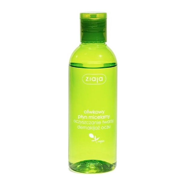 ZIAJA Oliwkowy płyn micelarny do demakijażu oczyszczający, 200ml | drogeria-zdrowie.com.pl
