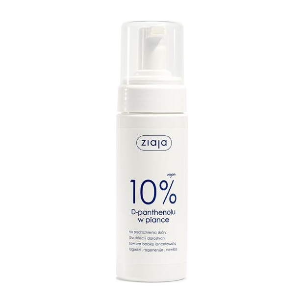 ZIAJA 10% D-Panthenolu w Piance na podrażnienia, 150ml | drogeria-zdrowie.com.pl