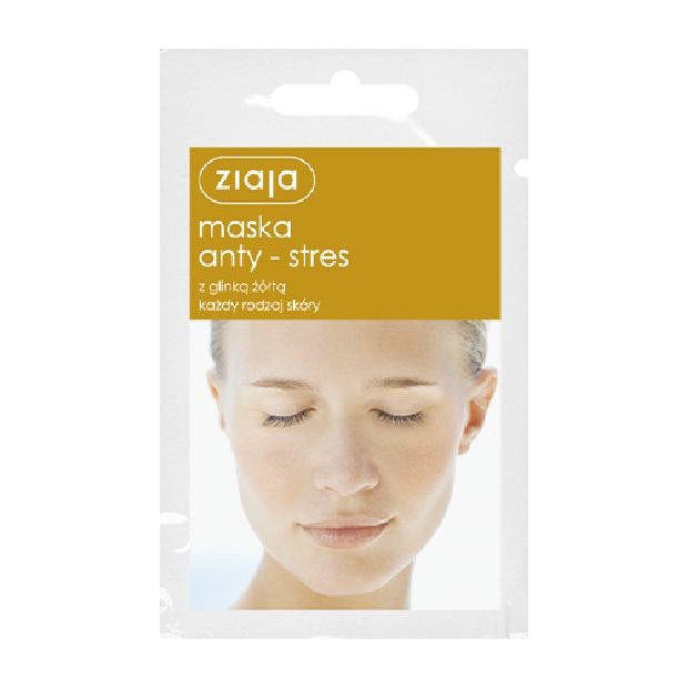 ZIAJA Anty-Stres Maska każdy rodzaj skóry, 7ml | drogeria-zdrowie.com.pl