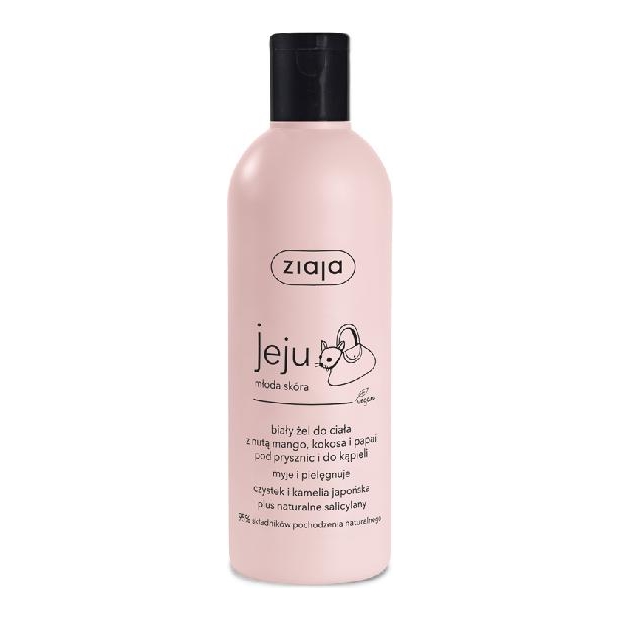ZIAJA Jeju Żel pod prysznic i do kąpieli, 300ml | drogeria-zdrowie.com.pl