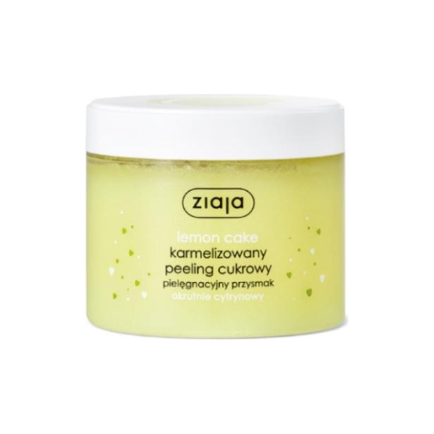 ZIAJA Lemon Cake Peeling cukrowy, 300ml | drogeria-zdrowie.com.pl