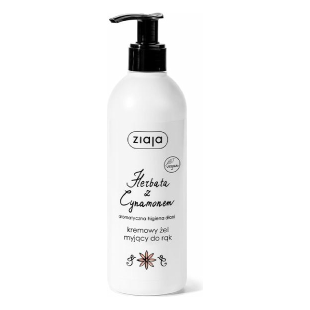 ZIAJA Żel myjący do rąk herbata z cynamonem, 270ml | drogeria-zdrowie.com.pl