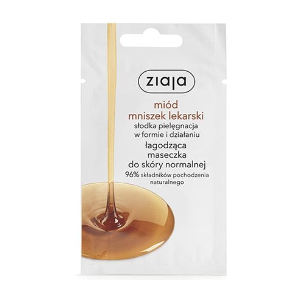 ZIAJA Miód Mniszek Lekarski Maseczka do twarzy, 7ml | drogeria-zdrowie.com.pl