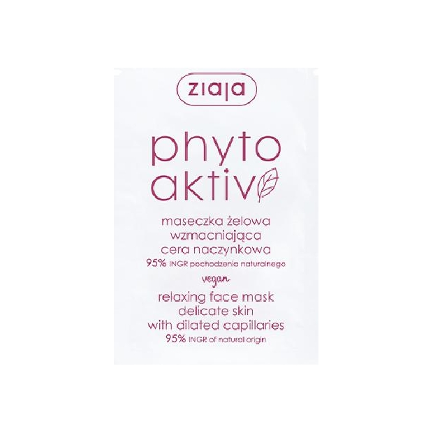 ZIAJA PHYTOACTIV Maseczka-żel wzmacniająca, 7ml | drogeria-zdrowie.com.pl