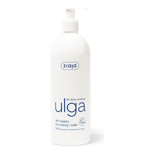 ZIAJA ULGA Żel myjący do twarzy i ciała, 400ml | drogeria-zdrowie.com.pl