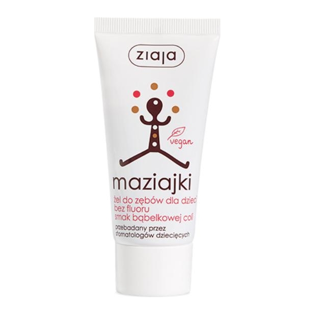 ZIAJA MAZIAJKI Żel do zębów dla dzieci cola, 50ml | drogeria-zdrowie.com.pl