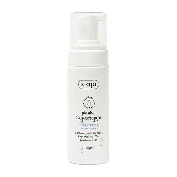 ZIAJA Pianka Oczyszczająca do skóry wrażliwej, 150ml | drogeria-zdrowie.com.pl