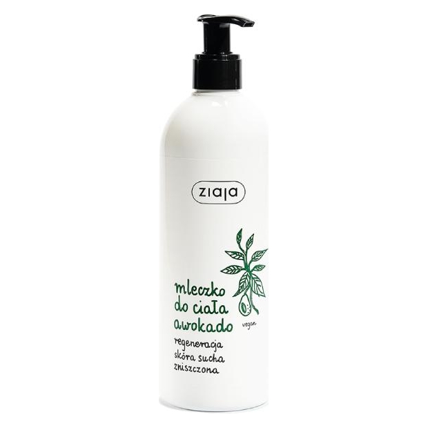 ZIAJA AWOKADO Mleczko do ciała, 400ml | drogeria-zdrowie.com.pl
