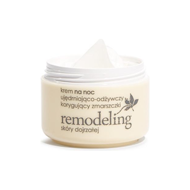 ZIAJA REMODELING 60+ krem ujędrniająco odżywczy na noc, 50 ml | drogeria-zdrowie.com.pl