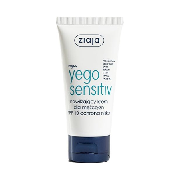 ZIAJA Yego Sensitiv Krem dla mężczyzn nawilżający, 50ml | drogeria-zdrowie.com.pl