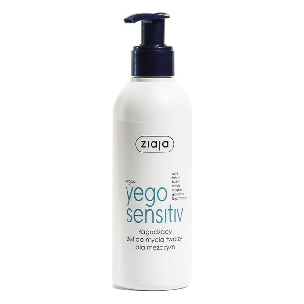 ZIAJA Yego Sensitiv Żel do mycia twarzy łagodzący, 200ml | drogeria-zdrowie.com.pl