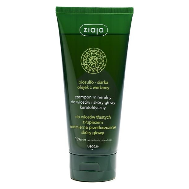 ZIAJA Biosulfo-Siarka Olejek Z Verbeny Szampon, 200ml | drogeria-zdrowie.com.pl