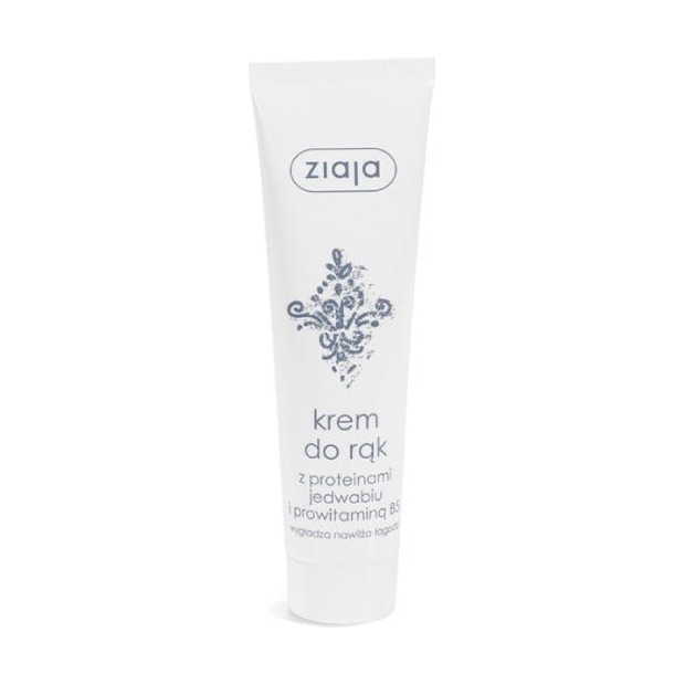 ZIAJA Krem do rąk z proteinami jedwabiu, 80 ml | drogeria-zdrowie.com.pl