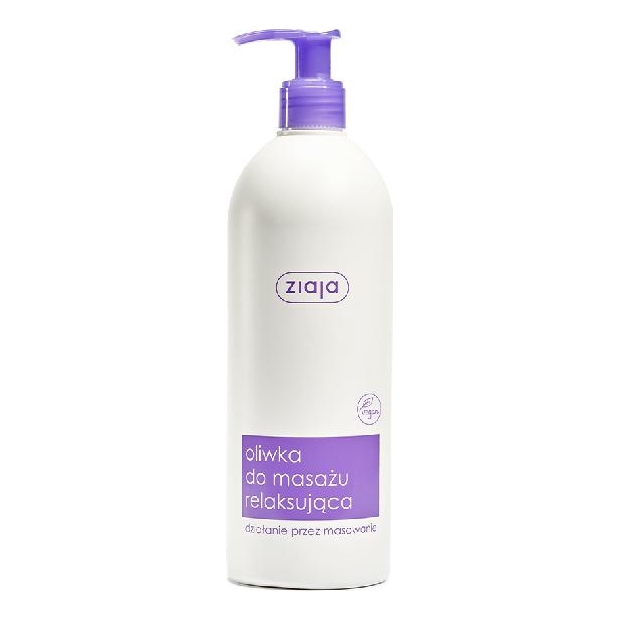 ZIAJA Oliwka do masażu relaksująca, 500ml | drogeria-zdrowie.com.pl