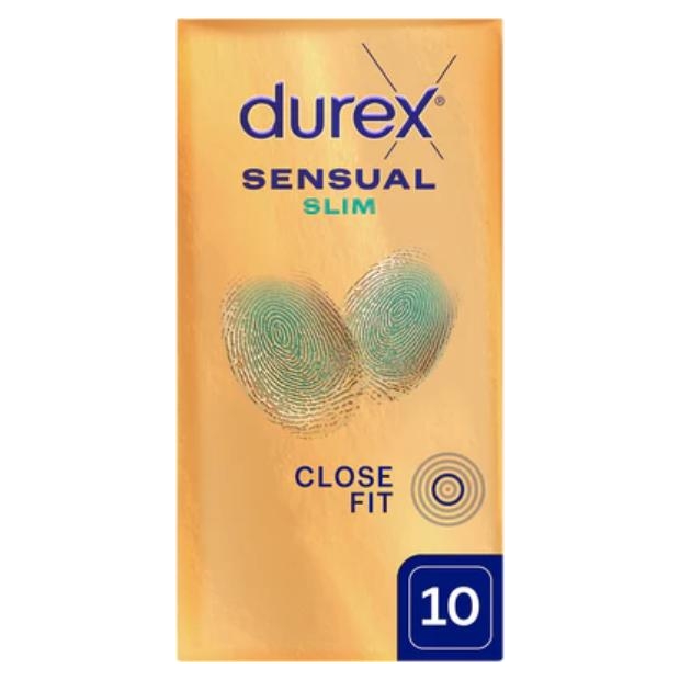 DUREX Sensual Slim prezerwatywy supercienkie, 10 sztuk