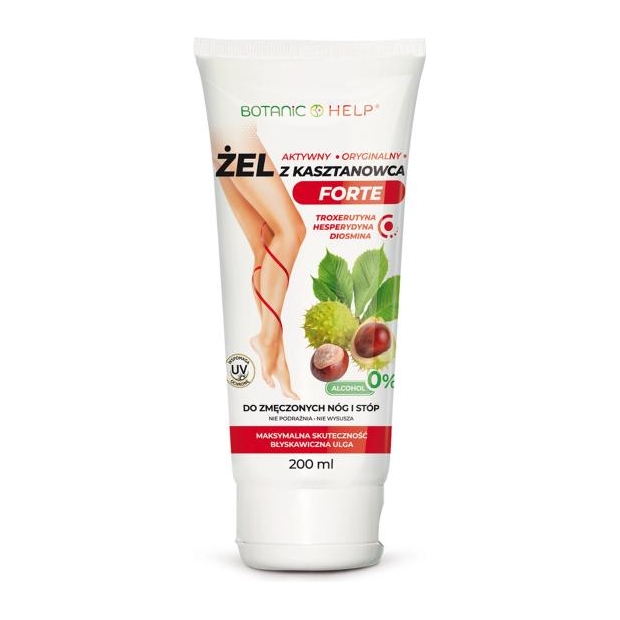 BOTANIC HELP Żel z kasztanowca forte, 200ml | drogeria-zdrowie.com.pl