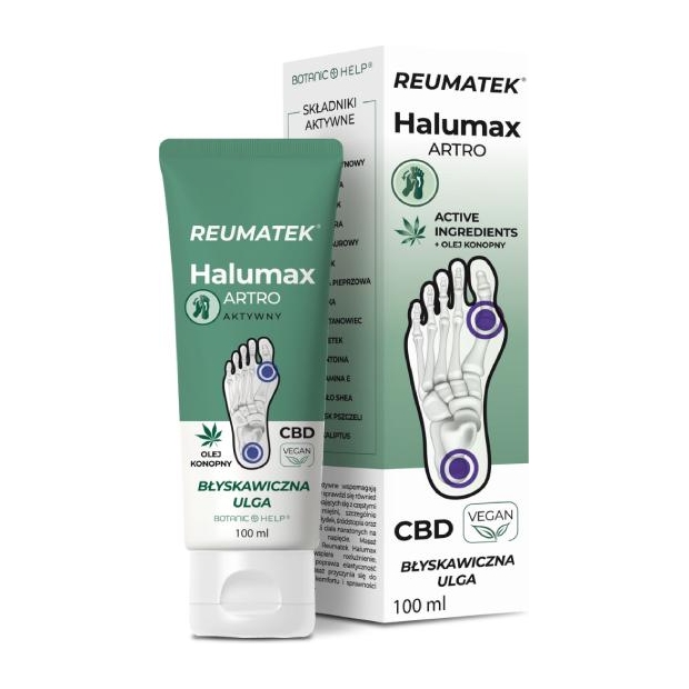 BOTANIC HELP Reumatek Halumax Artro maść, 100ml | drogeria-zdrowie.com.pl