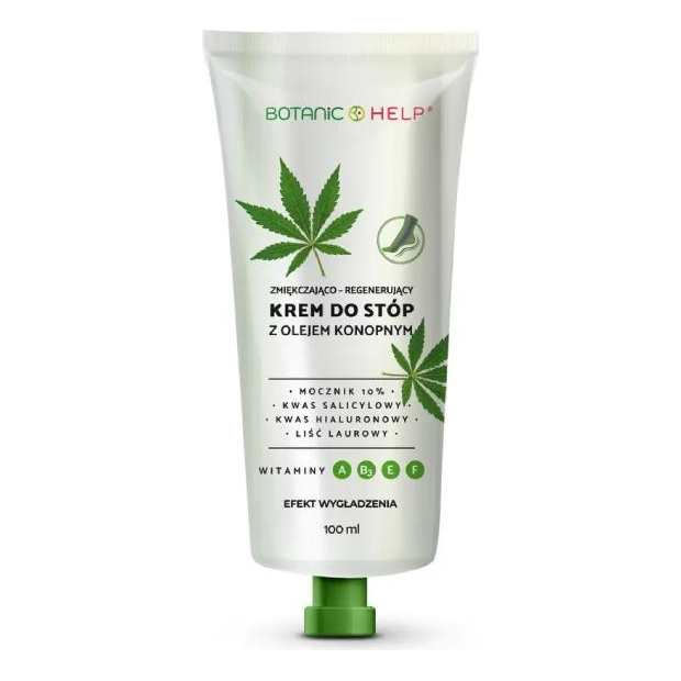 BOTANIC HELP Krem do stóp i pękających pięt, 100ml | drogeria-zdrowie.com.pl