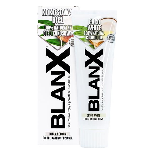 BLANX Coco White pasta do mycia zębów kokosowa biel, 75ml