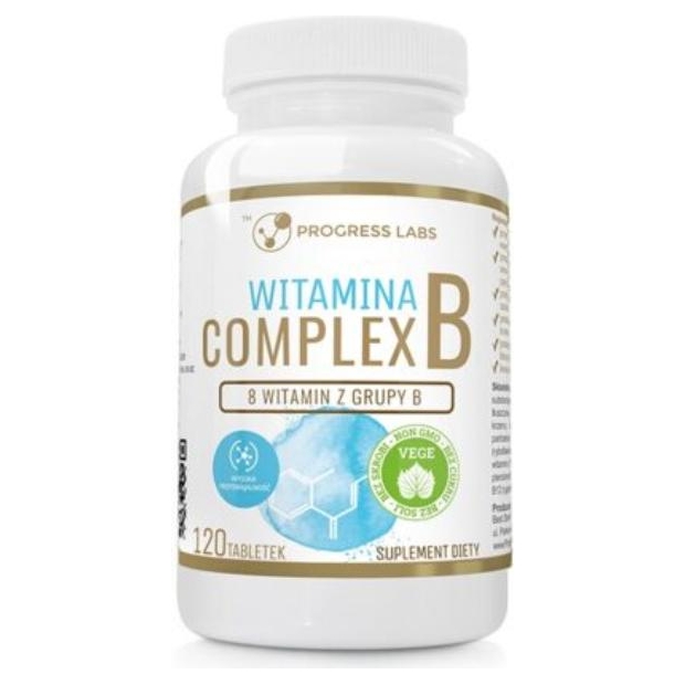 PROGRESS LABS Witamina B complex, 120 tabletek