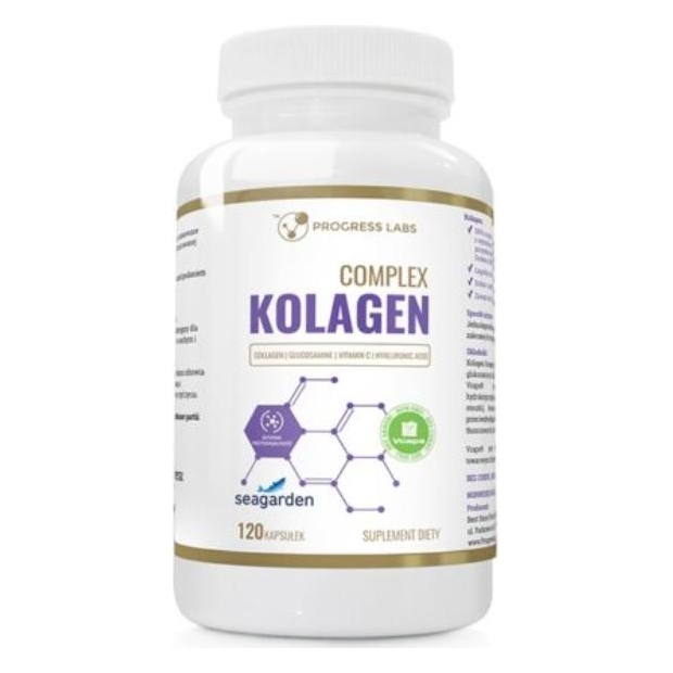 PROGRESS LABS Kolagen Complex, 120 kapsułek | drogeria-zdrowie.com.pl