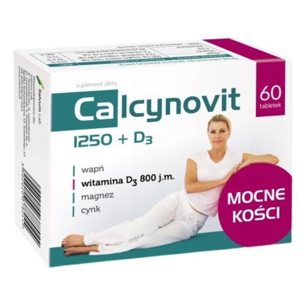 CALCYNOVIT, 60 tabletek | drogeria-zdrowie.com.pl