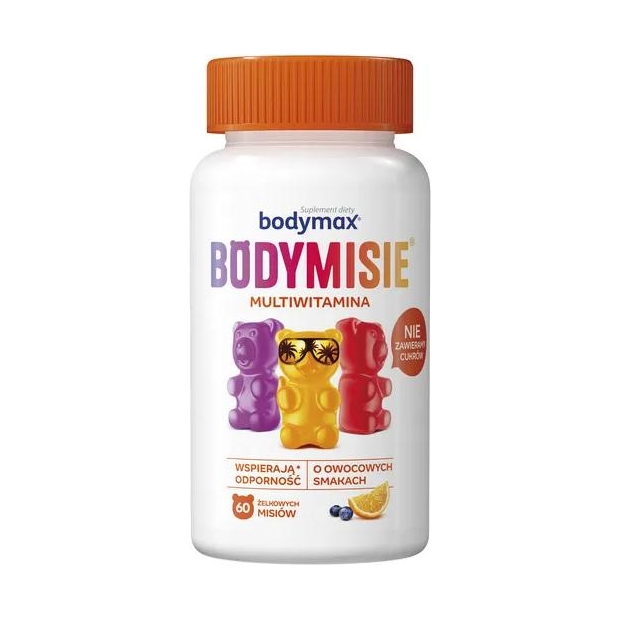 BODYMAX Bodymisie owocowe żelki, 60 sztuk | drogeria-zdrowie.com.pl