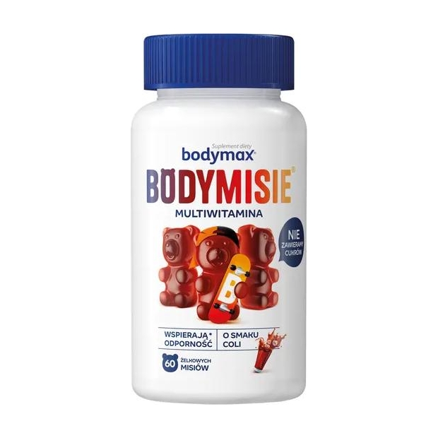 BODYMAX Bodymisie żelki o smaku coli, 60 sztuk | drogeria-zdrowie.com.pl