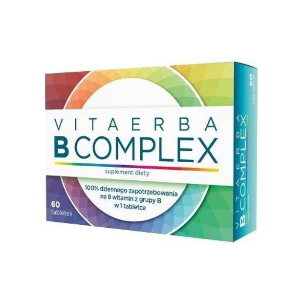 VITAERBA B Complex, 60 tabletek | drogeria-zdrowie.com.pl