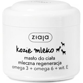 ZIAJA KOZIE MLEKO Masło do ciała mleczna generacja omega 3 + omega 6 + wit. E 200ml