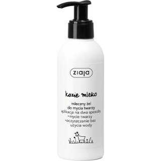 ZIAJA KOZIE MLEKO Mleczny Żel do mycia twarzy 200 ml
