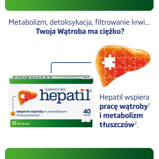 HEPATIL na wątrobę 40 tabletek - zdjęcie poglądowe #10